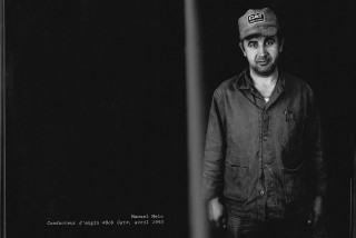 Visages d'une contruction, Manuel Melo, Constructeur d'engin "Bob Cat", avril 1993